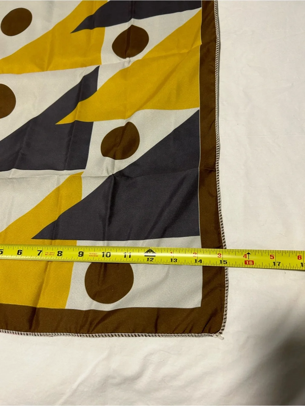 New Tapestry banner wall home decor geometric shapes yellow brown gift her dorm